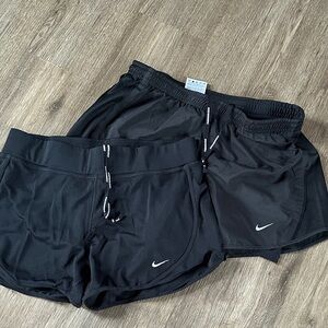 Nike Black Sports Shorts Duo